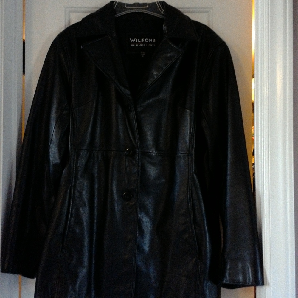 Wilson's Black Leather Jacket